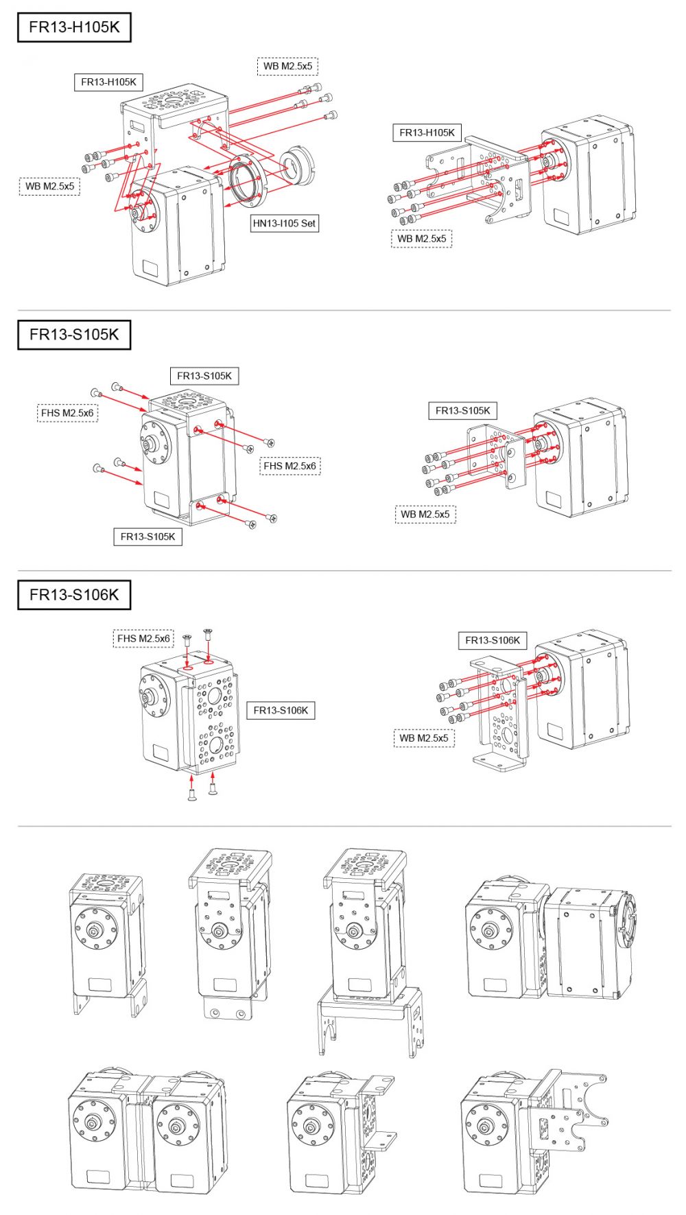 Example of assembling