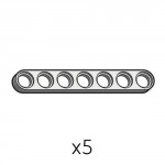 Plate (SPI-1b7(GR)) 5pcs