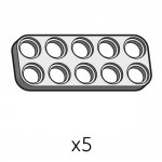 Plate (SPD-2b5(GR)) 5pcs