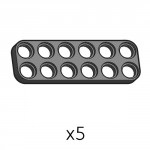 Plate (SPD-2b6(K)) 5pcs