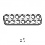 Plate (SPD-2b7(GR)) 5pcs