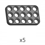 Plate (SPD-3b5(K)) 5pcs