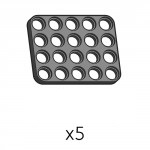 Plate (SPD-4b5(K)) 5pcs