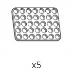 Plate (SPD-5b7(W)) 5pcs