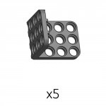 Bracket-Triple-L (SPL-3b3(k)) 5pcs