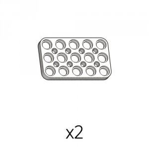 Plate (PD-3b5(w)) 2pcs