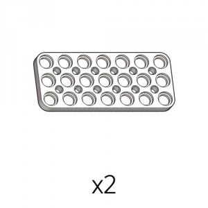 Plate (PD-3b7(w)) 2pcs