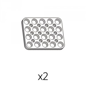 Plate (PD-4b5(w)) 2pcs